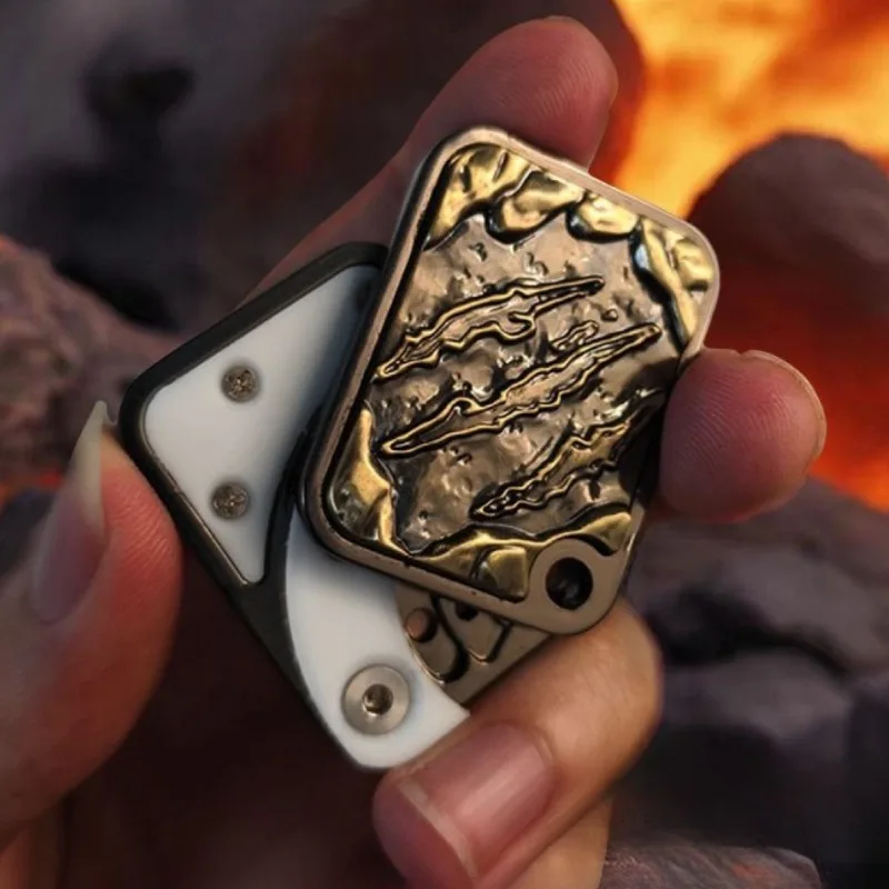 Magic Dragon Push Slider Fidget Magnetic Metal Pushing Plate Coin Mechanical Slider EDC Stress Relief Sensory Anti Anxiety Toy