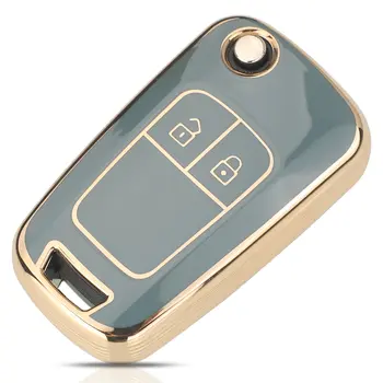 Jingyuqin 2/3/4/5 BTN רך TPU מפתח כיסוי עבור ביואיק/אופל עבור שברולט קרוז אפיקה לובה קמארו אימפלה אוואו מאליבו סייל אורלנדו 6 best sales מפתח מקרה שברולט - №3