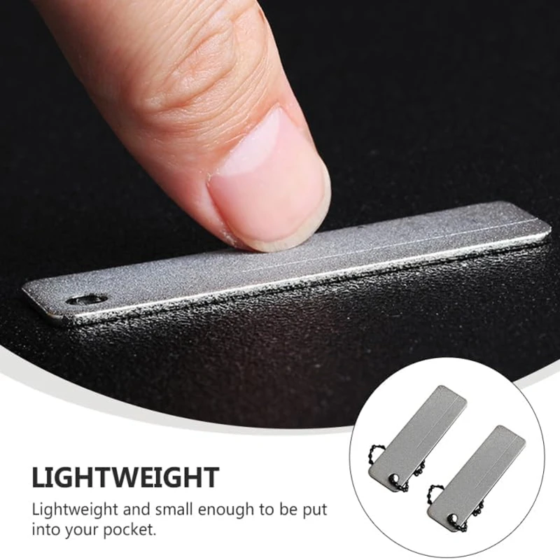 Knife Sharpener Diamond Pocket Tools Mini Keychain Outdoor Camping Sharpener Outdoor Camping Tool Emery Nail File
