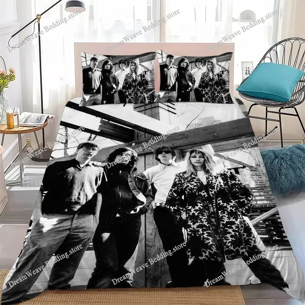 

Singer S-sonics Y-youths Duvet Cover Set Home Style Bedding Soft Laundry Cotton Bed Student Dormitory Gift