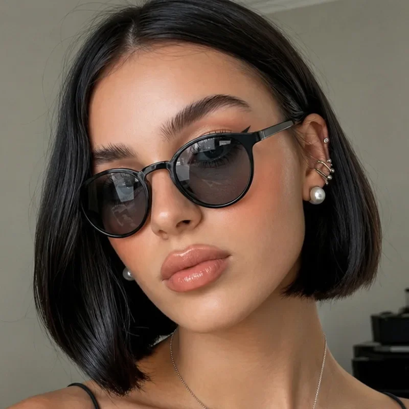 New Small Fram Retro Sunglasses Men Fashion Round Sun Glasses Women Travel Eyewear Summer Shading UV400 Oculos - view 3