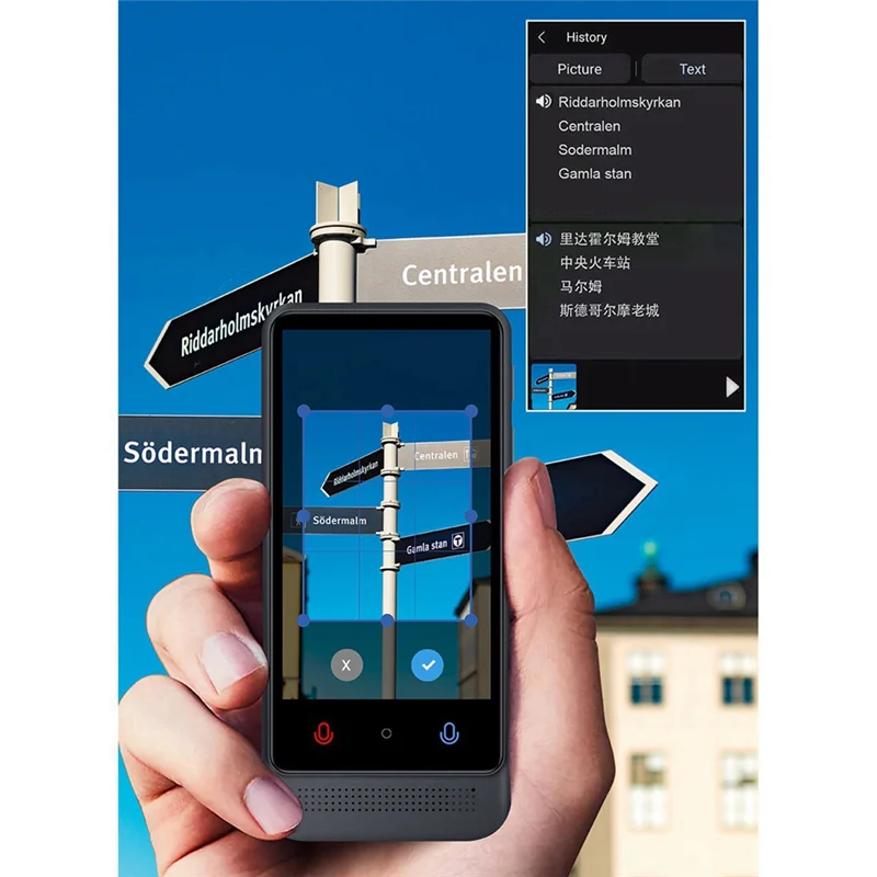 

-A99Z AI Smart Translator Device Multi-Language Offline Simultaneous Interpretation Voice Translator For Travel