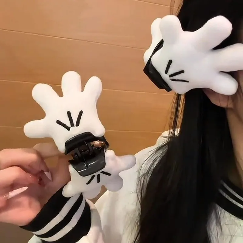 Fermagli per capelli Disney Topolino Accessori per la stampa di personaggi anime Decorazione per forcina per cartoni animati Accessori per capelli per ragazze Kawaii Regali