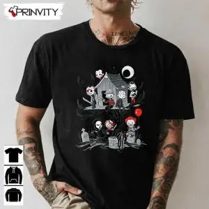 

Horror Movie Clubhouse In Park Spooky Season T-Shirt, Serial Killer, It Movie, Perfect Gift For Halloween, Unisex For Men