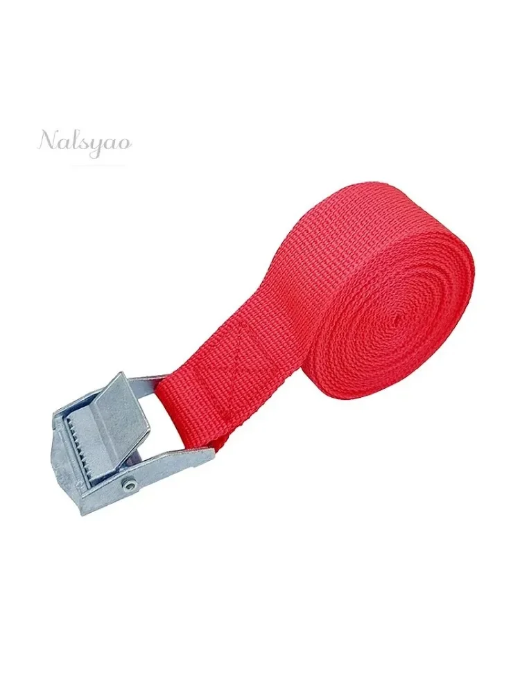 AliExpress NONE Cargo Straps with Buckle Tie-Down Belt for Motorcycle Car Bicycle Metal Tow Rope Strong Ratchet Fixing Belt for Luggage