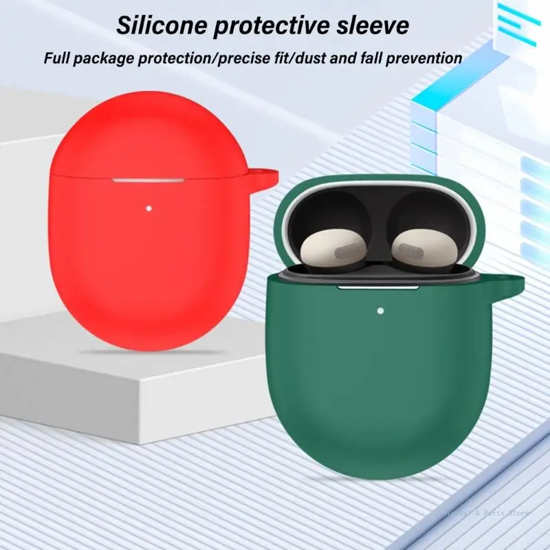 

M17F Silicone Earbud Protector Case Dustproof Water Resistant Guarding Against Everyday Wear Protective Sleeve Fit for Buds 2