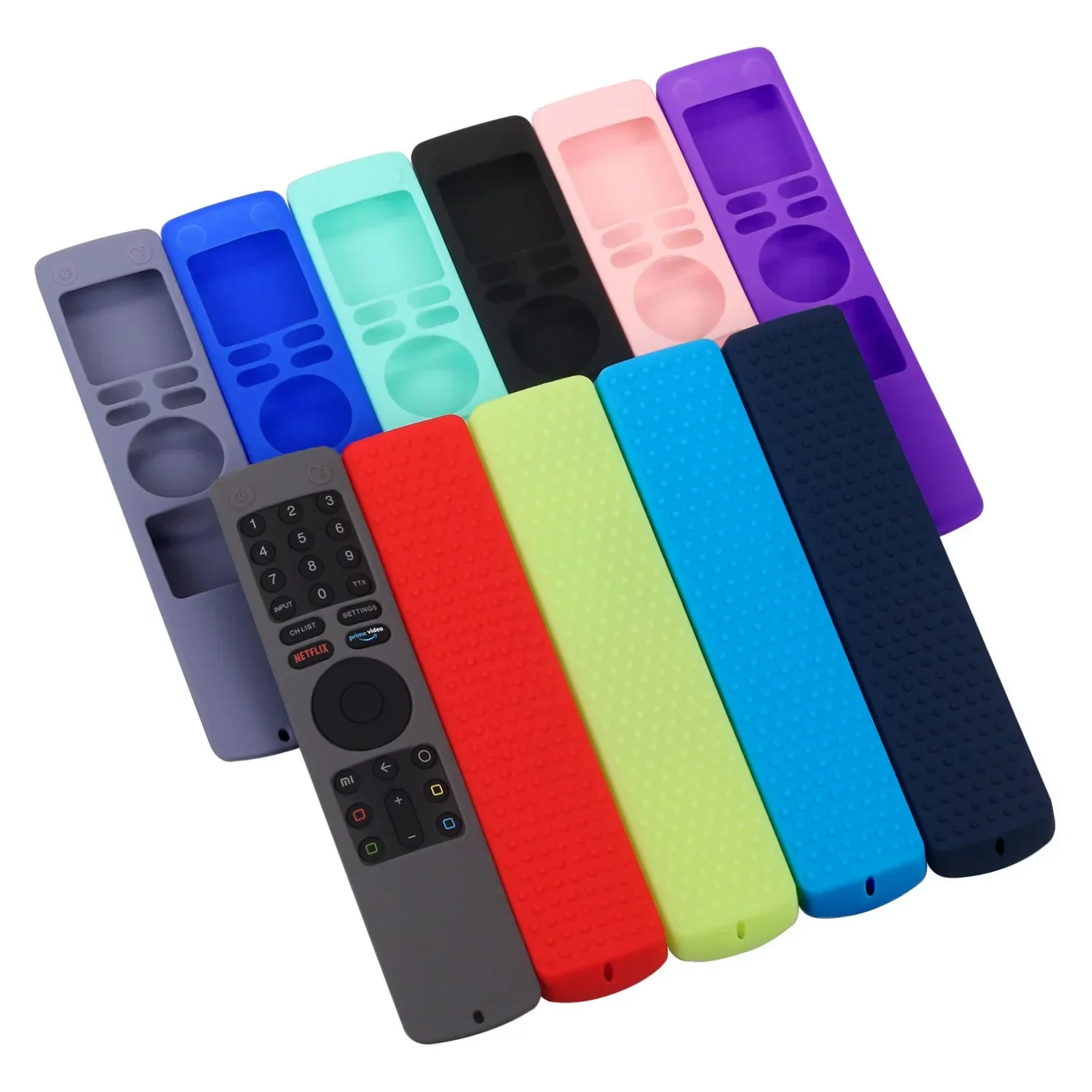 Voice Bluetooth-compatible Remote Control Case Silicone Shockproof Case for Xiaomi 4S XMRM-010 X10 X6 MI 4S Smart Remote