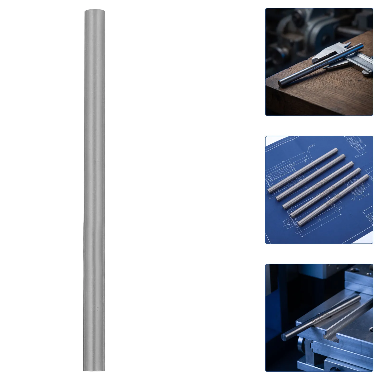 6mm x 100mm Stainless Steel Precision Shaft for Robotics, Automation & Linear Motion – 5pcs