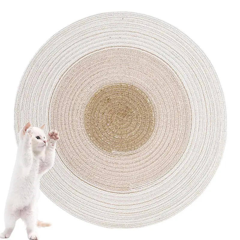 Tampons à Gratter Ronds et Horizontaux pour Chat, Jouet Interactif Durable