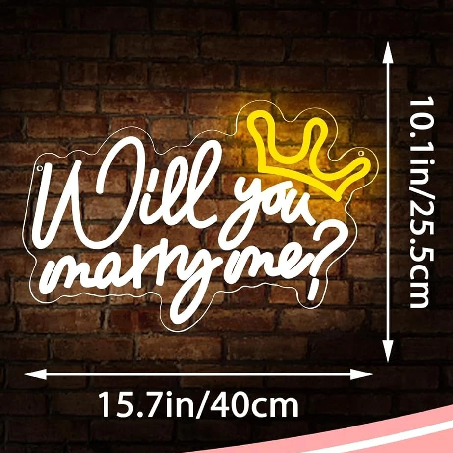 هل تتزوجني النيون تسجيل الزواجني ضوء النيون LED عكس الضوء ل اقتراح الزفاف المشاركة حفلة خطوبة جدار ديكور الهدايا