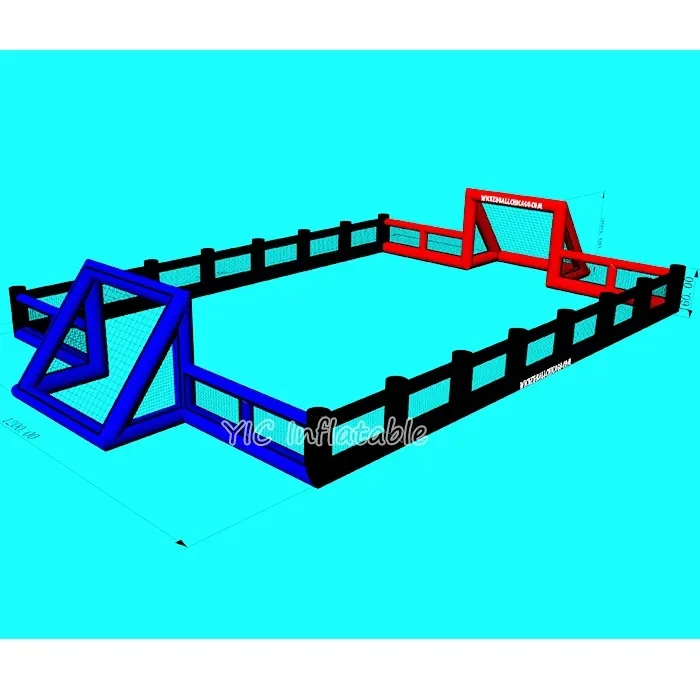 Maßgeschneiderte Mega Sports Arena für den Außenbereich, luftdichter Fußballplatz, Stoßstangenballplatz, aufblasbares Fußballplatz für Mieten und Veranstaltungen