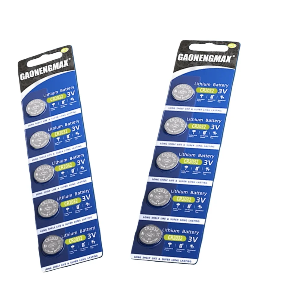 Lithium Coin Cell Battery CR2032 3V DL2032 BR2032 LM2032 Replacement for AirTag Key Fob Watch Calculator Devices