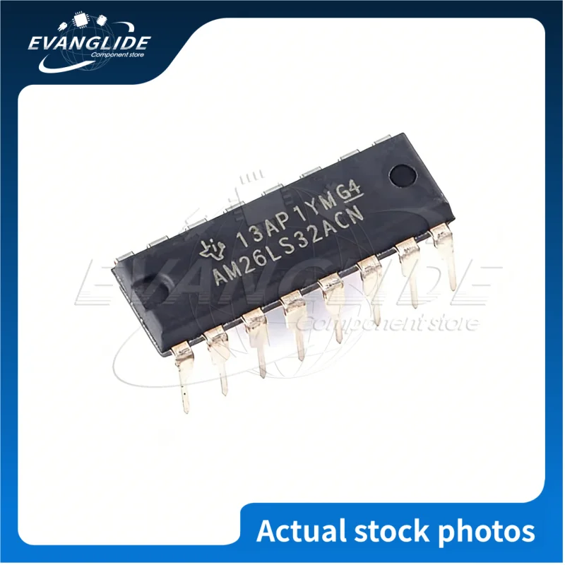10 PCS/LOT 100%Original & New AM26LS32ACN DIP-16 4Channel Differential Line Receiver Chip RS-485/RS-422 CHIP In Stock
