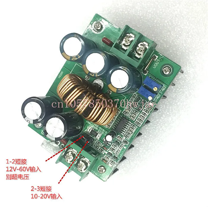 1200W DC-DC Constant Voltage Constant Current High Power Boost Module Led Drive Solar Charging