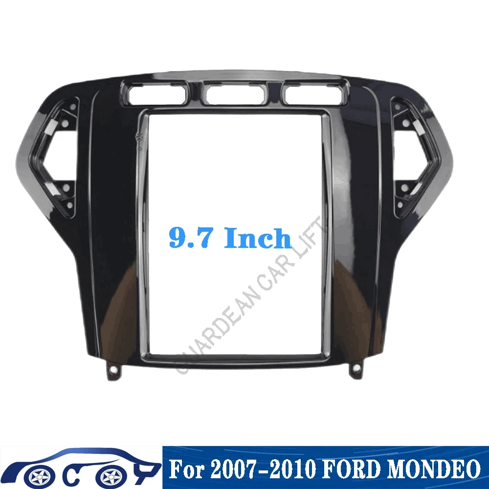 

9,7 дюймов для 2007-2010 FORD MONDEO 2 Din Автомобильная рама Fascia Tesla Style Android MP5 головное устройство аудио приборная панель комплект