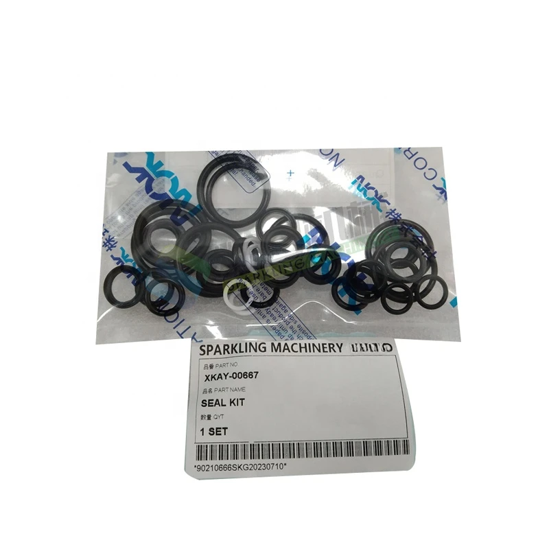 

SKGM XKAY-00667 R140LC-9 R80-7 Excavator Spare Parts Control Pedal Seal Kit XKAY-00667