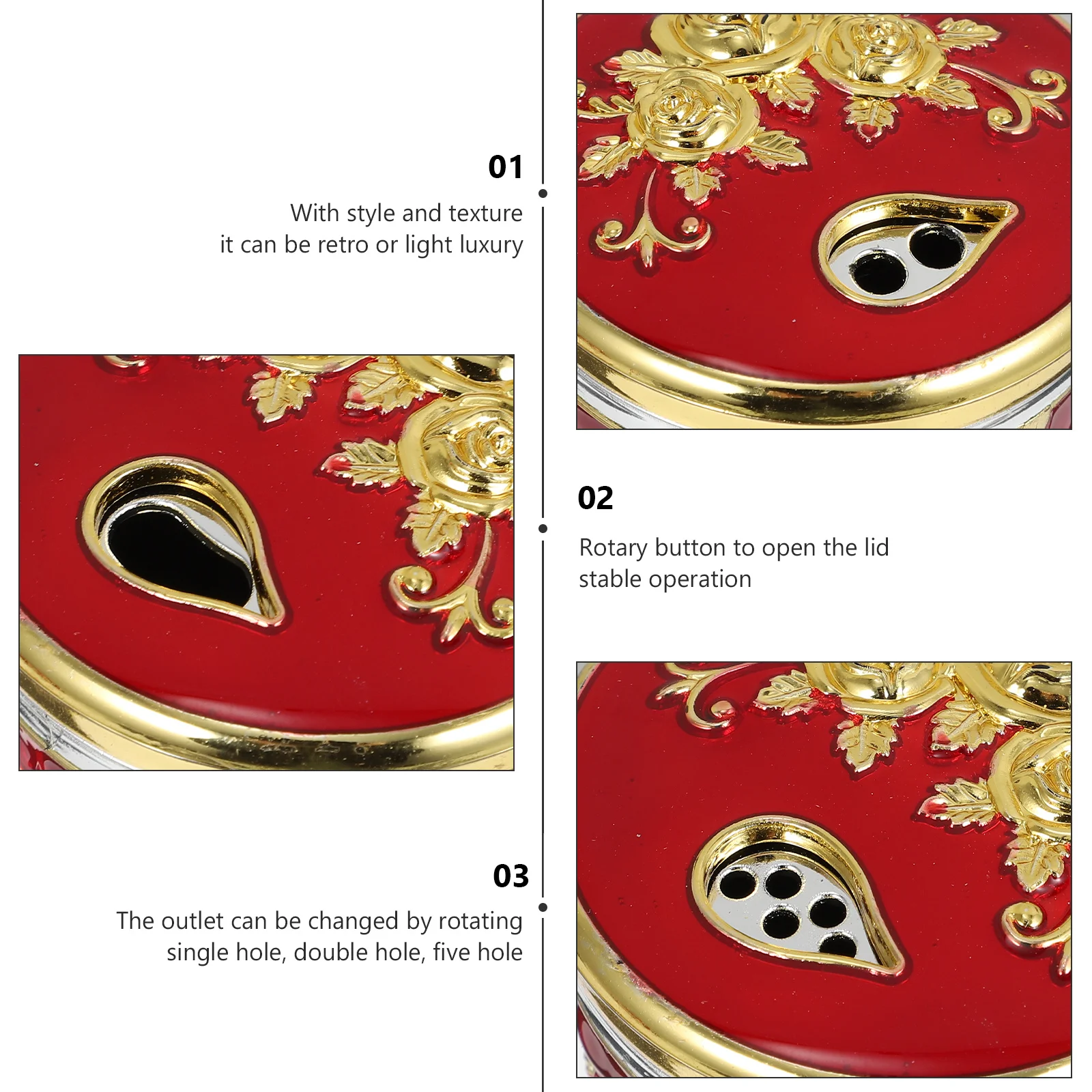 

1pc Retro European Style Toothpick Holder For Kitchen Restaurant Home Use Multi-Functional Storage Box Dispenser Container Case