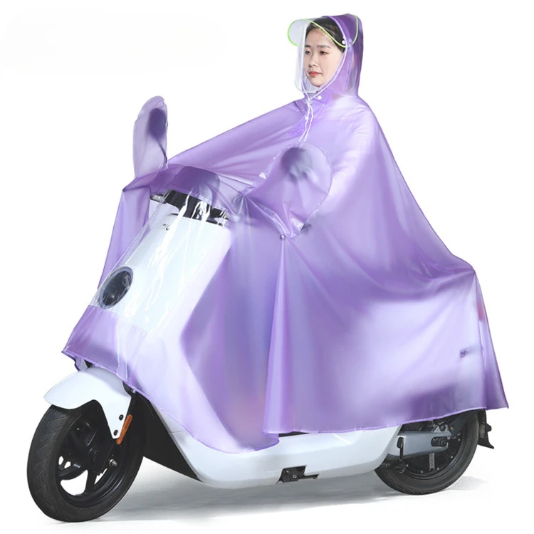 Electric Car Battery Car Raincoat for Adults Plus Long Rain Proof Poncho for Motorcycles