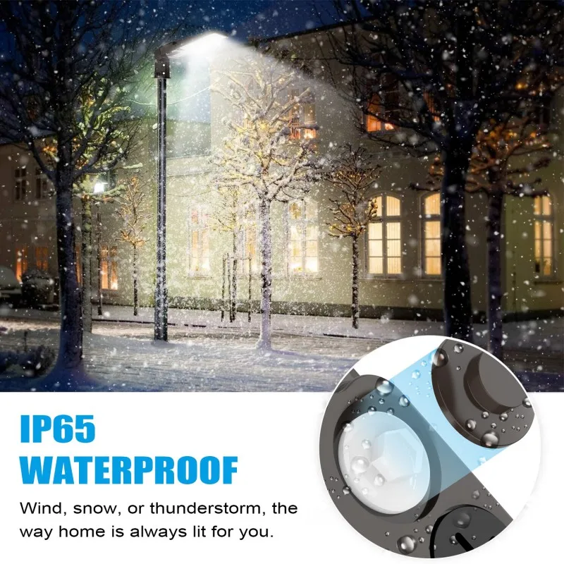 Intelligent outdoor street lights, parking lot exterior lights, gardens, parking lots, commercial building warehouse lights