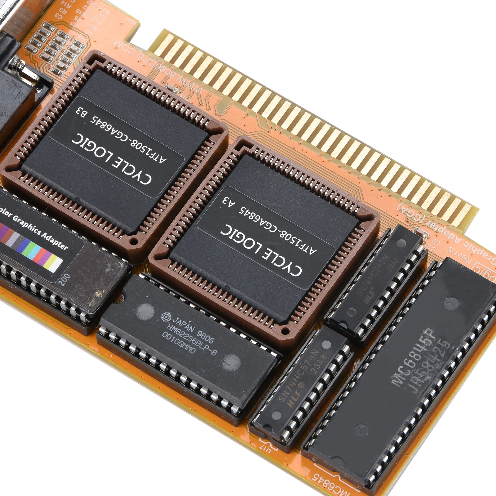 بطاقة رسومات CGA مع واجهة ISA ، 16Kb ، محول رسومات ملونة ، مناسب لينوفو ، كمبيوتر شخصي