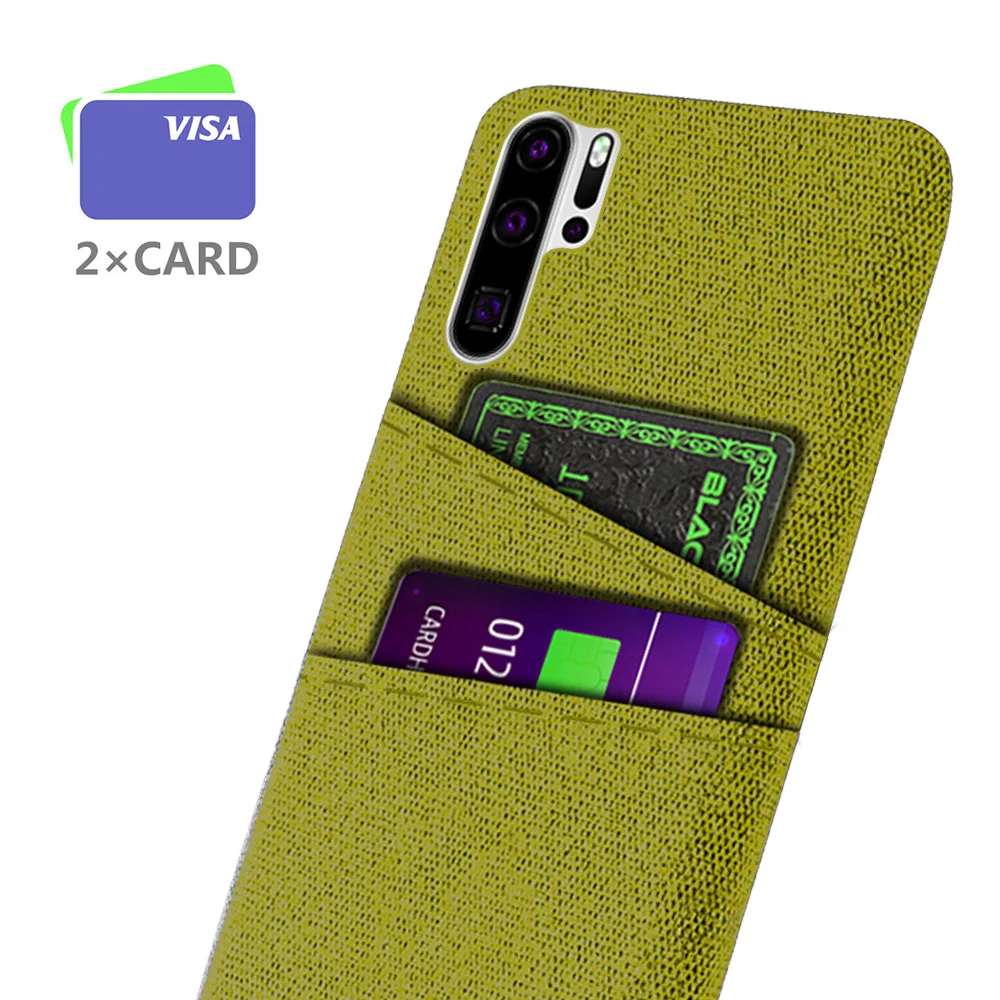 P30Pro Case for Huawei P30 Pro Case Dual Card Fabric Cloth Business Cover On for Huawei P30 Pro VOG-L29 ELE-L29 P 30 Lite Coque