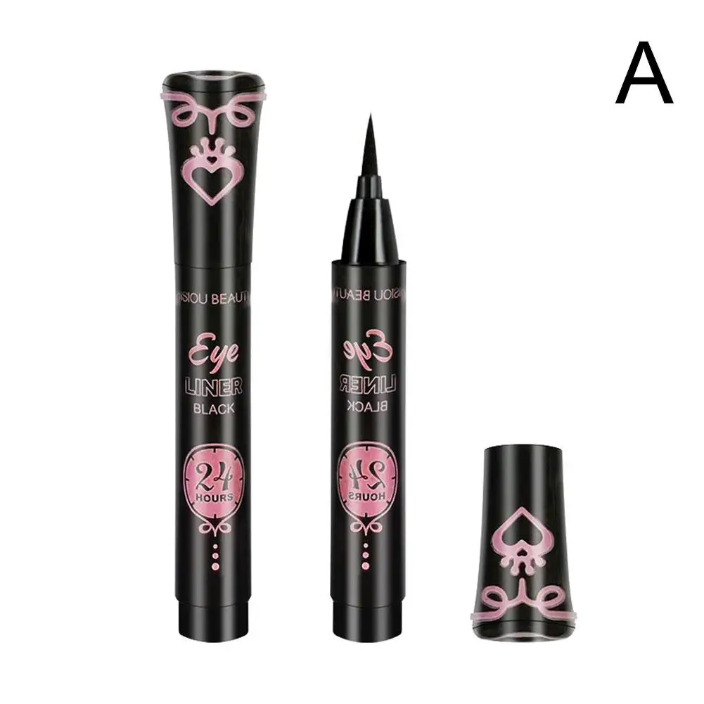 Single Head Water And Sweat Resistant Eyeliner Thick Smudge Color Black Non-smudge Easy Liquid Eyeliner Liquid Color To Not B3C0