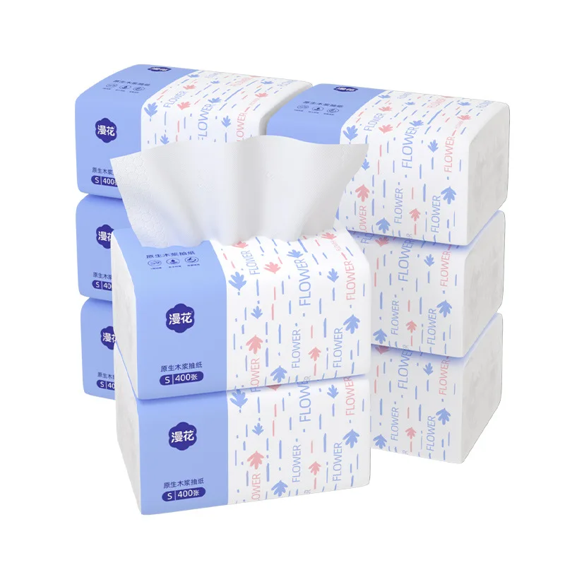 Tisu Basah Bayi Higienis Seri Manhua 400 lembar per Kotak, Handuk Tangan Rumah Tangga, Produk Tisu Kertas Berhalaman