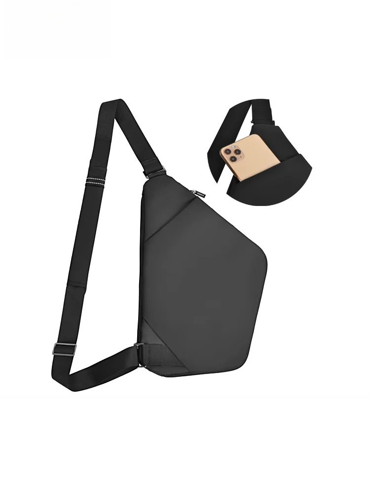 OSOCE Borsa per pistola alla moda Borsa a tracolla impermeabile ultraleggera per uomo Borsa inclinata a spalla singola Busin in morbido poliestere