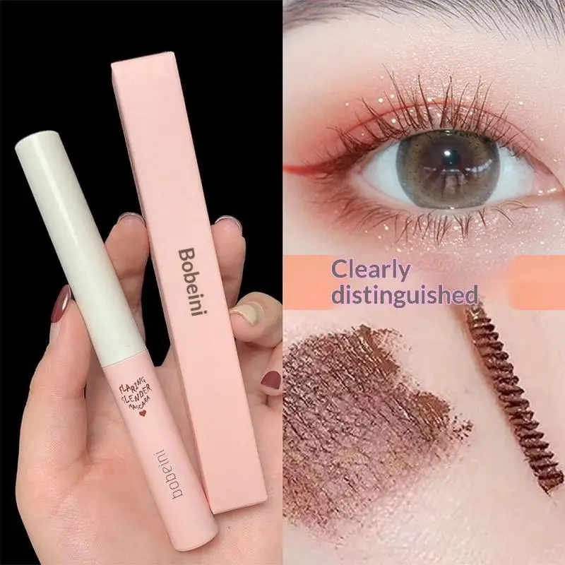 Natural Long And Curled Mascara Lengthens Eyelashes Waterproof Sweatproof Tubing Mascara Eyelash Base Long Lasting