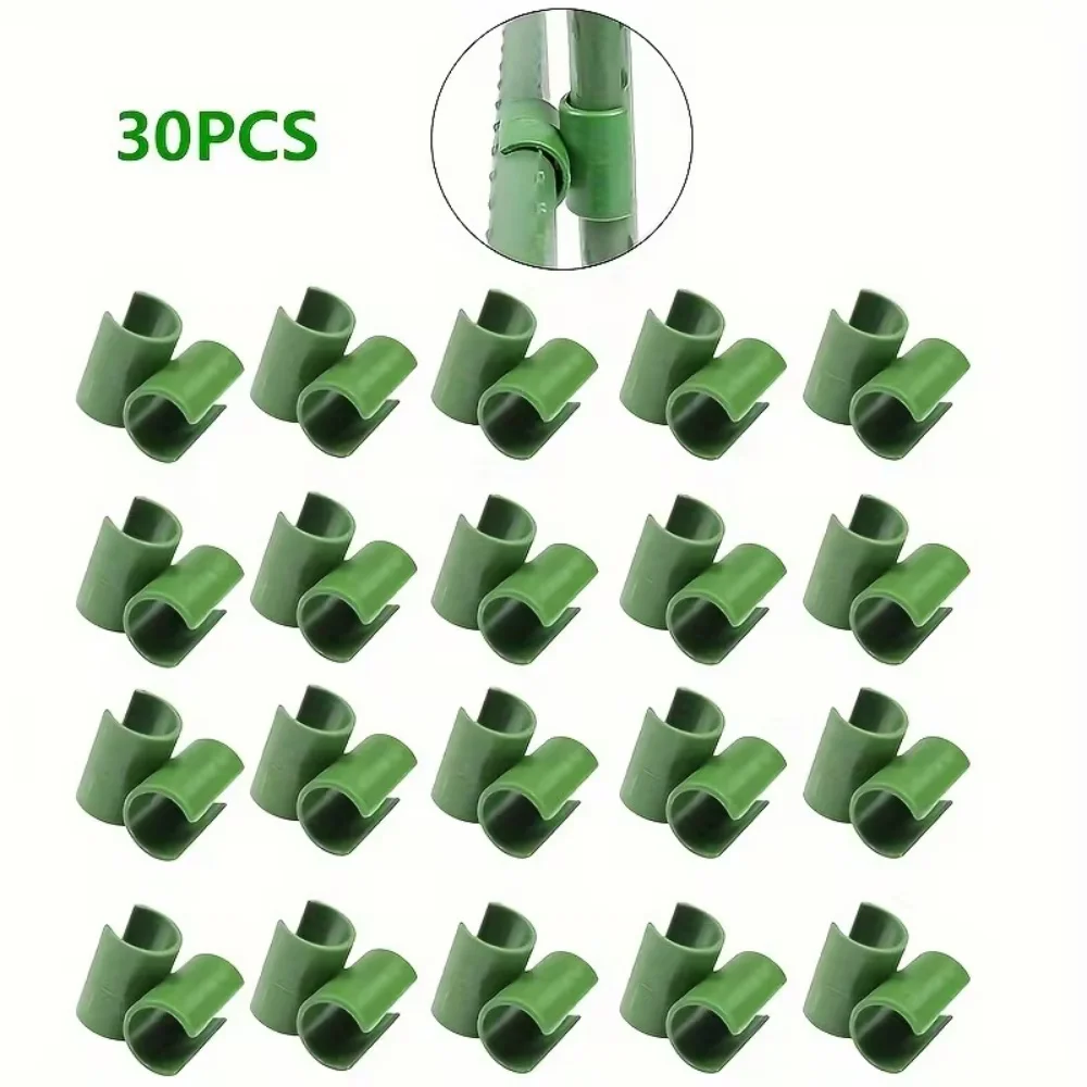 30 Cross-Shaped Plastic Garden Trellis Connectors, Durable Plant Support Accessories for Garden Decoration