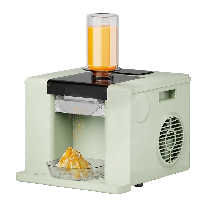 

Electric ice maker 350W plastic case, fast cooling, automatic cleaning, commercial use, suitable for parties