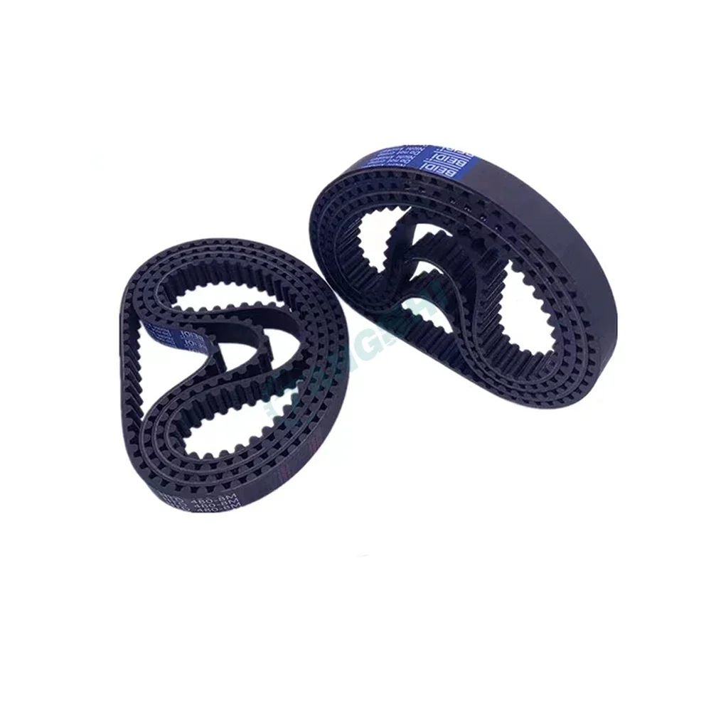 HTD 8M Rubber Closed Loop Timing Belt Length 1960mm~2736mm Synchronous Belt Width 25mm HTD 8M-2000 2032 2056 2136 2176 2280mm