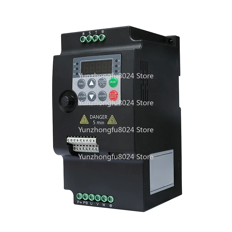 

Inverter Three-phase 380V Single-phase 220V To 0.75/1 5/2.2/5.5KW Motor Water Pump Fan Governor