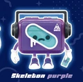skeleton purple