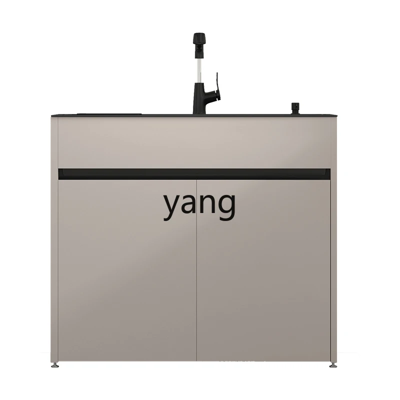 CX stainless steel sink cabinet vegetable basin kitchen household floor-to-ceiling sink double sink
