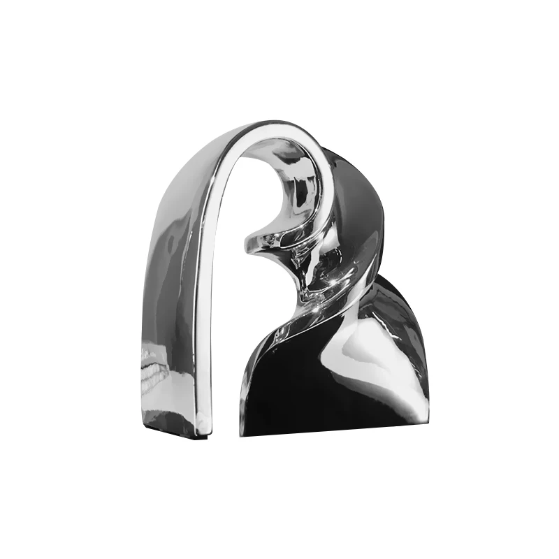 

Geometric Arch Twisted Ribbon Abstract Electroplating Home Accessories