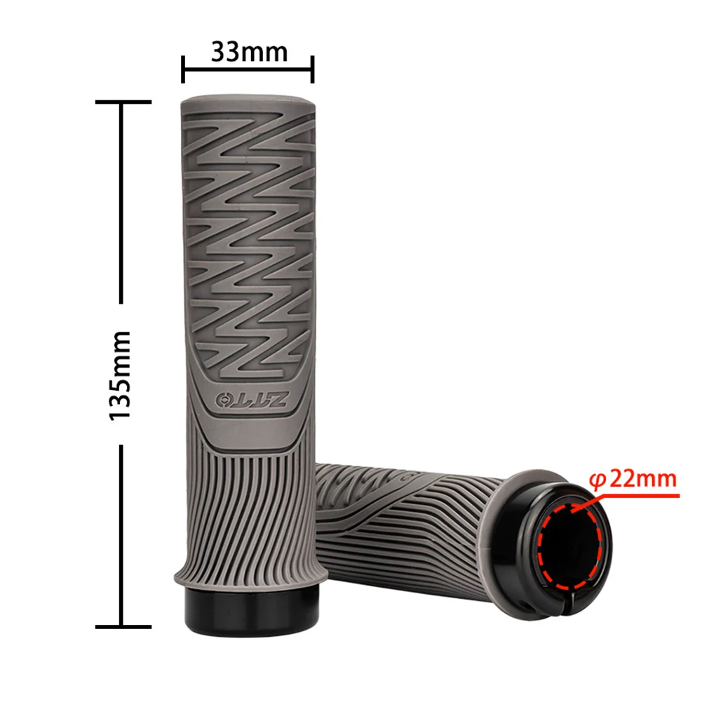 Bicycle Handle Bar Grips Mountain Bike Soft Single-sided Locking Handlebar Cover  Non-slip Cycling Accessories Fits 22.2mm Parts