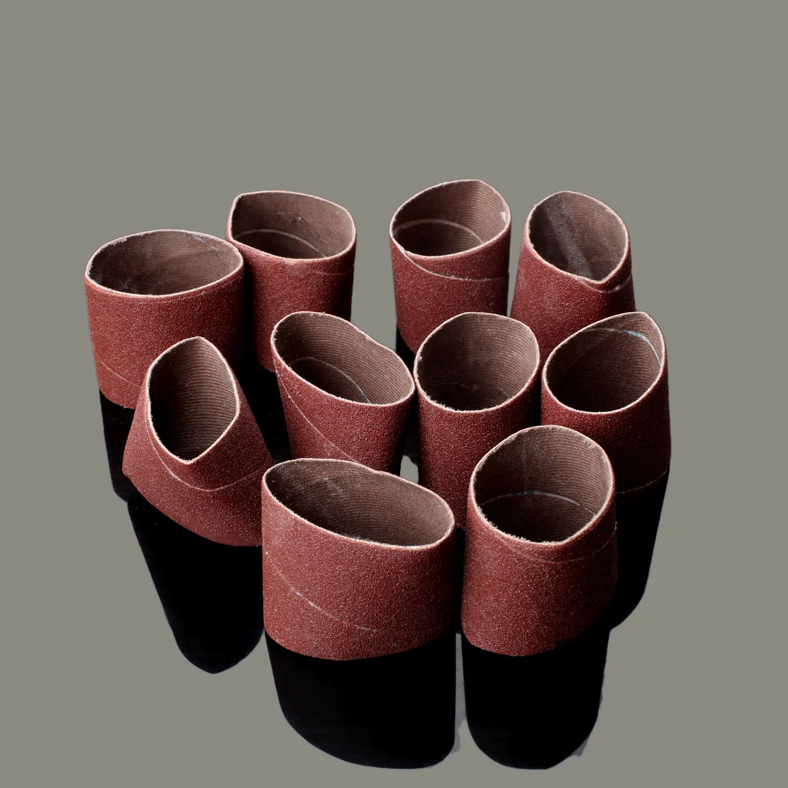 Imagem -02 - Dreld-bandas de Lixamento para Nail Power Broca Círculo de Areia Máquina de Arquivo Artesanato Metal Madeira Ferramenta de Polimento Grit 80 Drum 38 mm 10 Pcs