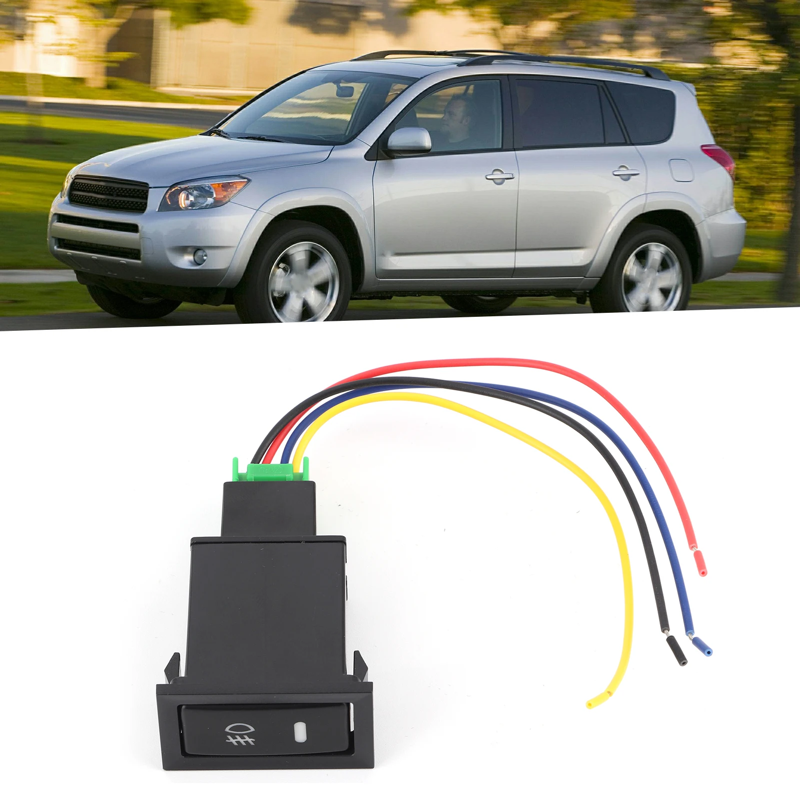 Fog Lamp Push Button  4‑Pole Controller Fit for  100 75 76 78 79 Series Fog Lamp  for