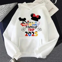 2025 Disney Mickey Mouse Printed Hoodie 90s Y2k Gothic Sweatshirts Minnie Pullovers Clothing Autumn Women Casual Hoodies Tops