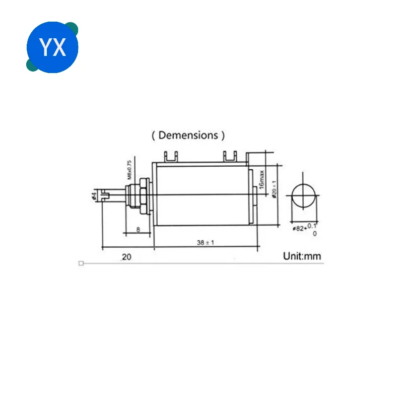 1PCS WXD3-13 2W Potentiometer + 1PCS Grey knob 100R 200R 220R 1K 2.2K 3.3K 4.7K 5.6K 6.8K 10K 22K 33K 47K 100K Ohm WXD3-13-2W