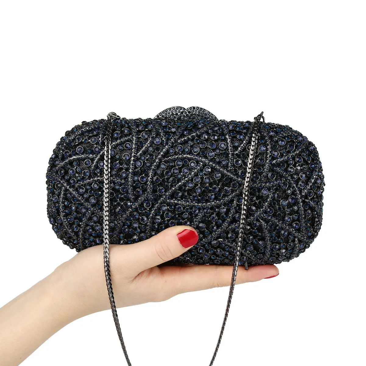 

Ladies Crystal Rhinestone Wedding Clutch Bag Celebrity Banquet Stone Bag Full of Diamonds Dinner Bag Luxury