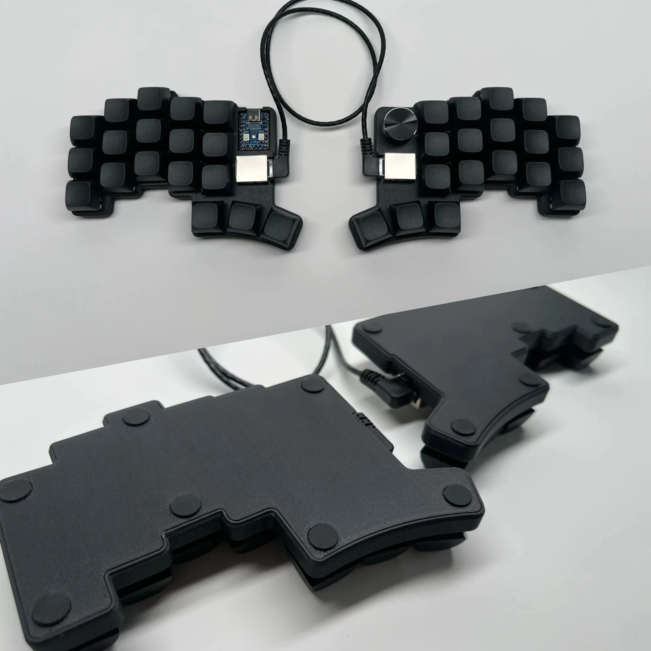 Cheapino V2.1 Wired Split Keyboard MX Hot Swap Vial Split Mechanical Keyboard Ergonomics RP2040 QMK Firmware Pre-soldered Kit