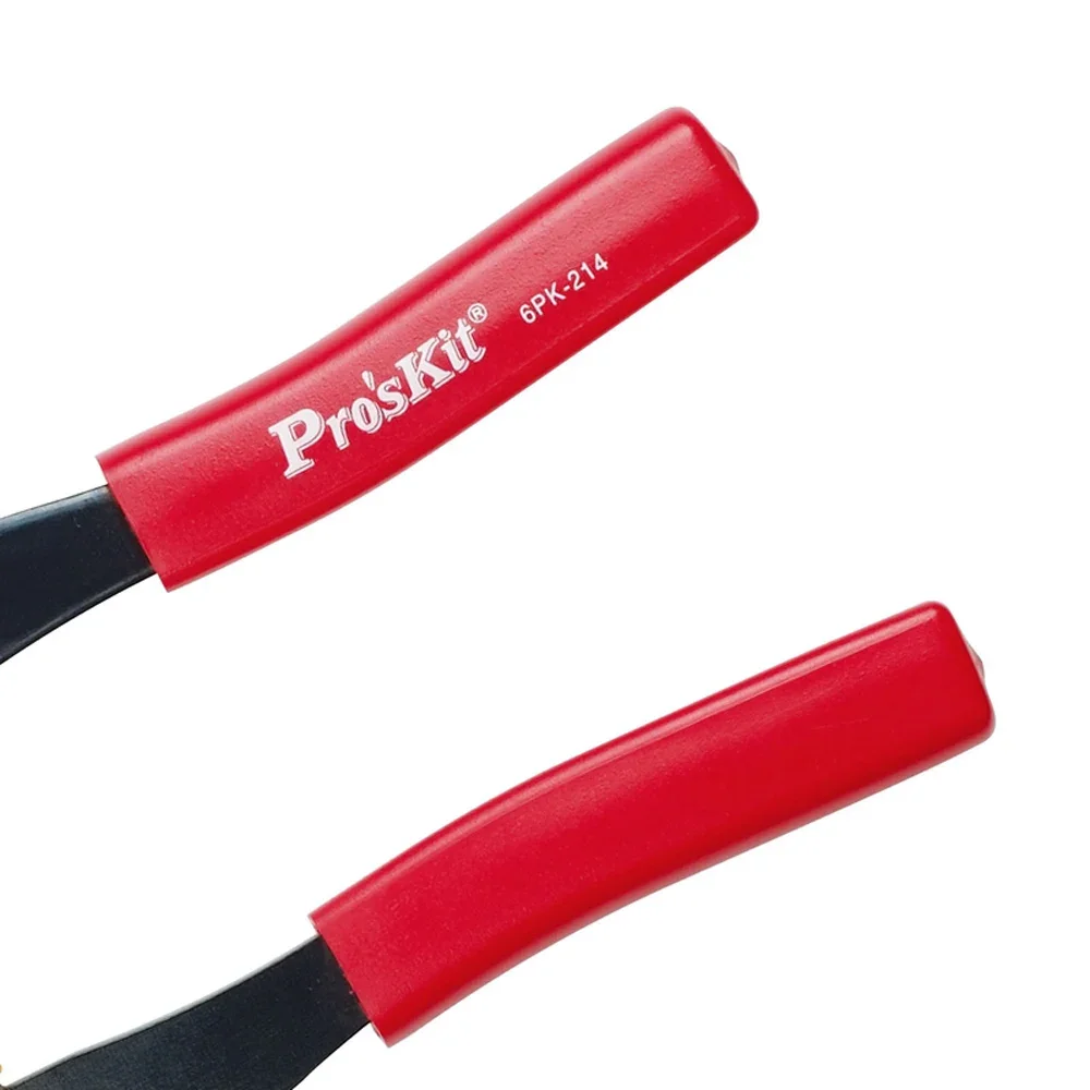 Herramienta de prensado Pro'skit 6PK-214 de 240mm, alicates de prensado tipo Pin multifuncionales para conectores tipo IDC en Cable de cinta