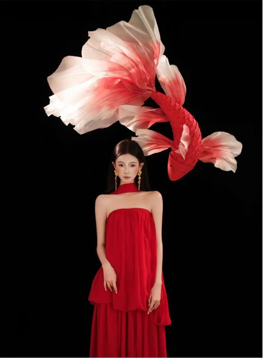 

Красный утренний халат-платье для свадьбы с бретельками, красного цвета, для помолвочной фотосессии, новое китайское длинное платье для женщин