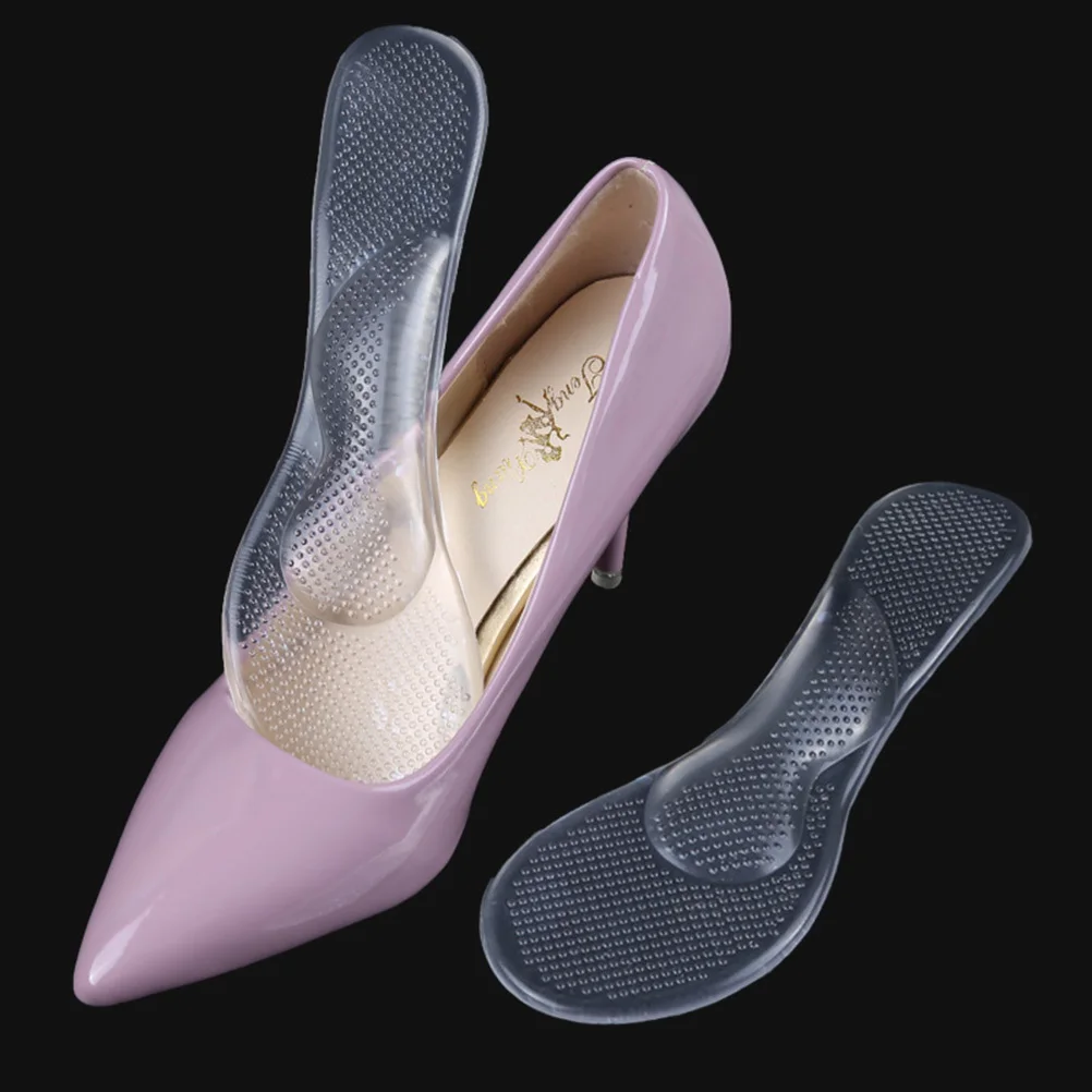 

Women High Heels Silicone Gel Insoles Cushions Arch Support Soft Padded Shoe Pads Anti Slip High Heel Pain Relief Gel Insole
