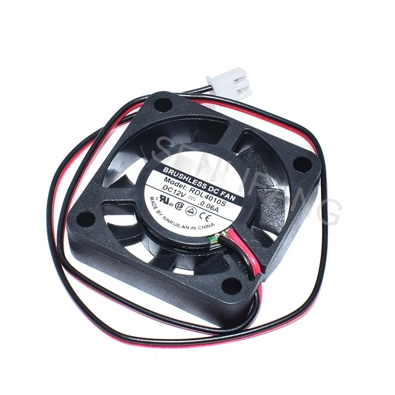 

3pcs Cooler RDL4010S 12V 0.06A 40*40*10mm 4cm 4010 Two Wires Quiet Fan