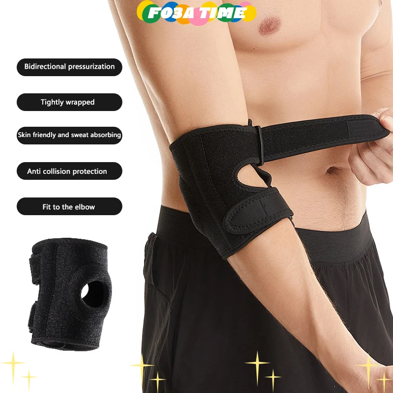 1Pcs Adjustable Elbow Support Brace Tendonitis Women Men Tennis Protector Elbow Relief Bandage Elbow Splint Stabilizer