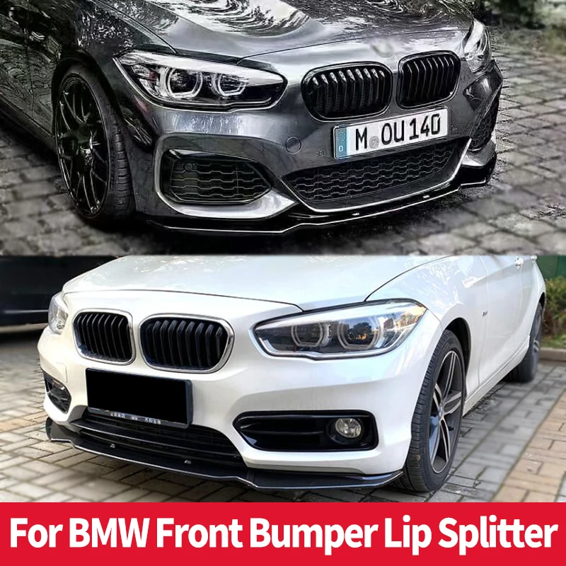 

Для BMW 2015-2019 1 серии F20 F21 116i 118i 120i M135i M140i Бампер Передняя губа Спойлер Сплиттер ABS Глянцевый Черный Углеродное волокно