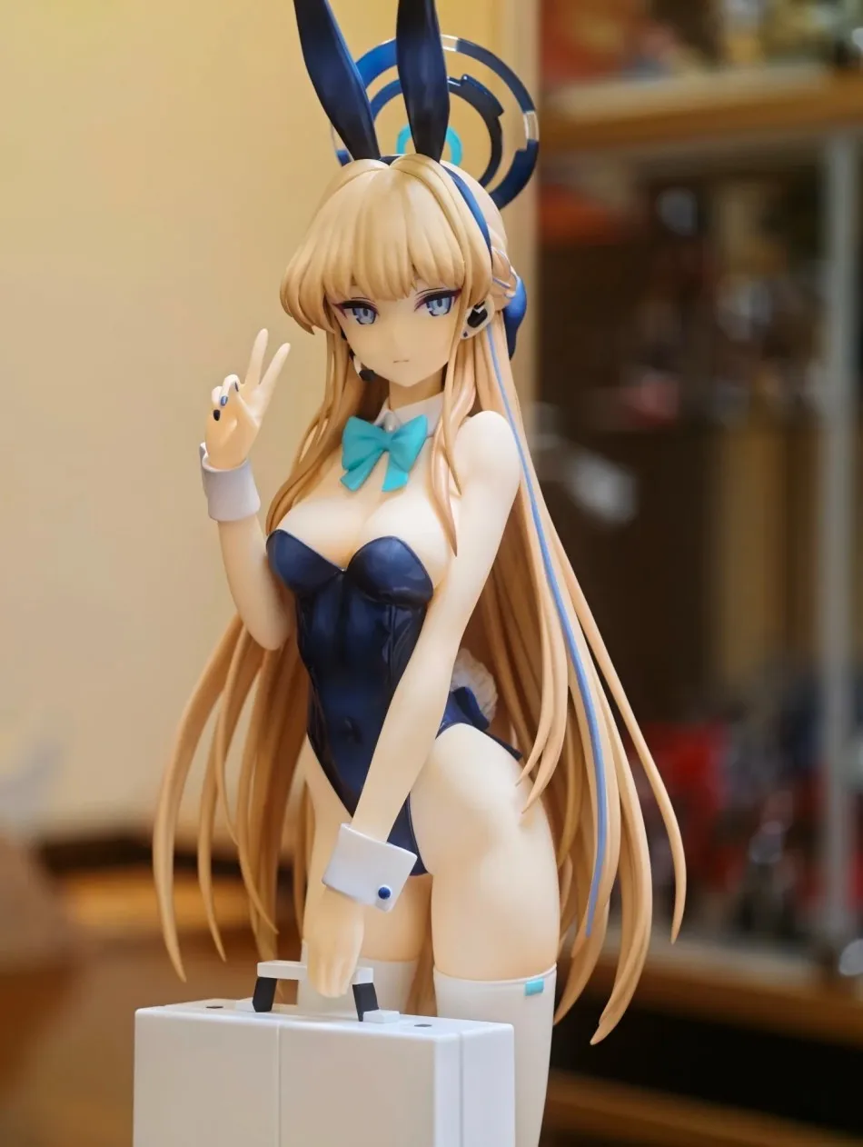 23cm Blue Archive Asuma Toki Figurka Anime Króliczek Model Statuetka Kolekcja Lalek Ozdoba na Biurko Zabawki Personalizowane Prezenty